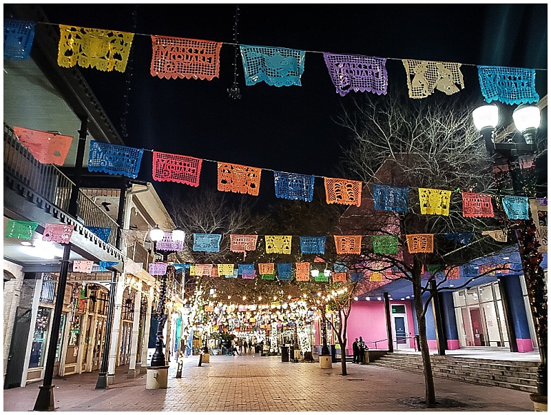 Nighttime at Market Square in San Antonio, TX