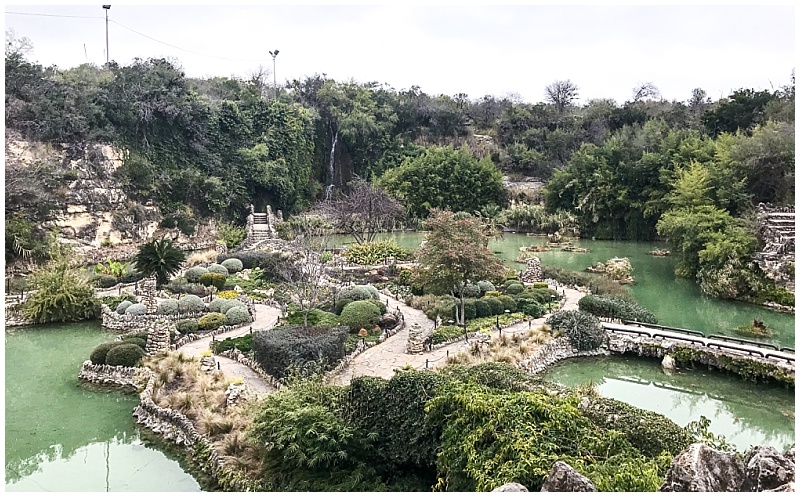 A view of the Japanese Tea Garden in San Antonio, TX